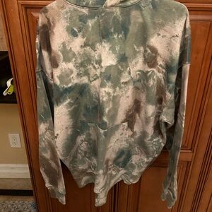 H&M Green Tie-Dye Hoodie
